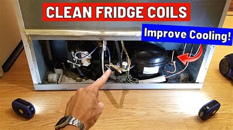 How To Clean Refrigerator Condenser Coils. Improve Cooling & Prevent Overheating! - YouTube