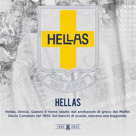 Historic | Hellas Verona Unveil 120th Anniversary Logo - Footy Headlines