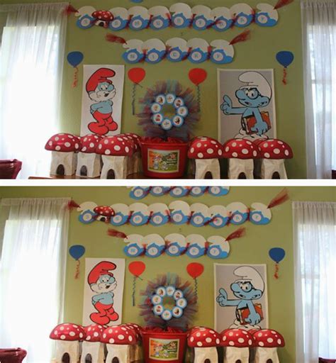 Smurf Decorations for Birthday Party | BirthdayBuzz