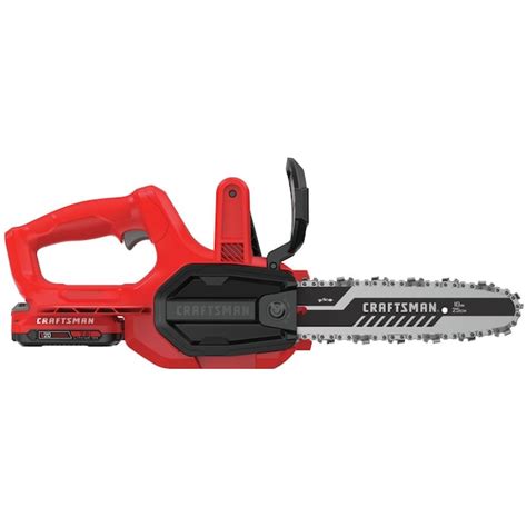 CRAFTSMAN V20 20-volt Max 10-in Battery 2 Ah Chainsaw (Battery and ...