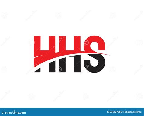 HHS Letter Initial Logo Design Vector Illustration Stock Vector - Illustration of sign, brand ...