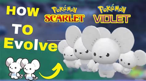 How to evolve Tandemaus to Maushold with evolution animation in pokemon Scarlet and Violet - YouTube