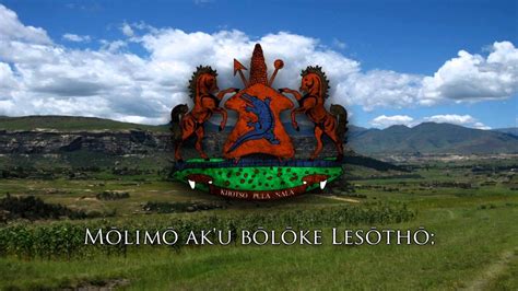 National Anthem of Lesotho - "Lesotho Fatse La Bontata Rona" | Lesotho, National anthem, Monster ...