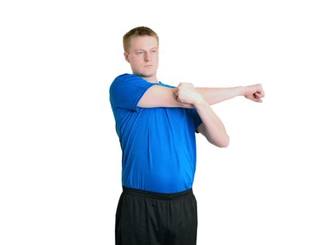 8. Posterior Shoulder Stretch - End Position - DR Soroush Khoshroo ...