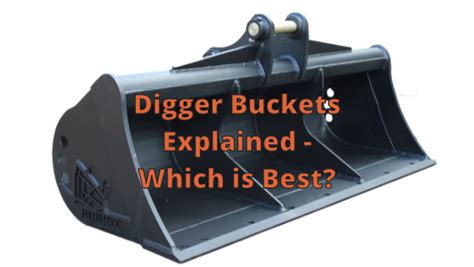 Digger Buckets Explained – Which is best? | WHC Hire Services