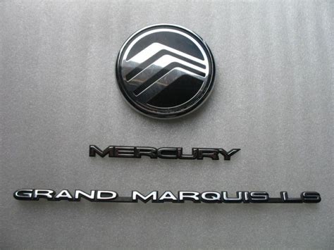 Find 2000 MERCURY GRAND MARQUIS LS REAR TRUNK EMBLEM LOGO SET 98 99 00 01 02 in North Port ...