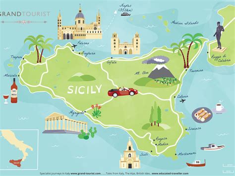 Printable Map Of Sicily - prntbl.concejomunicipaldechinu.gov.co