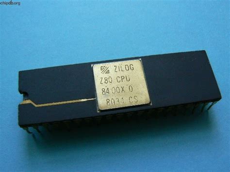 Zilog - Z80 - Z80x - Zilog Z80 CPU 8400X (CDIP) - chipdb.org