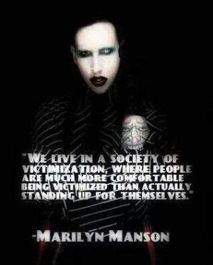 Marilyn Manson Quotes. QuotesGram | Marilyn manson, Marilyn manson ...