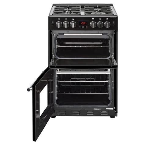 Belling Farmhouse60G 60cm Gas Cooker with Full Width Electric Grill - Black - Buy Home Appliance