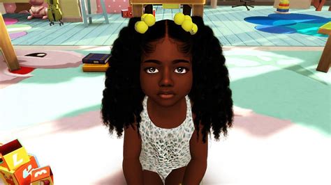 HBCU Black Girl | Toddler hair sims 4, Sims hair, Sims 4 black hair