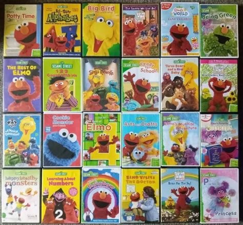 LOT OF 15 Sesame Street Elmo DVD, Including CinderElmo, 40% OFF