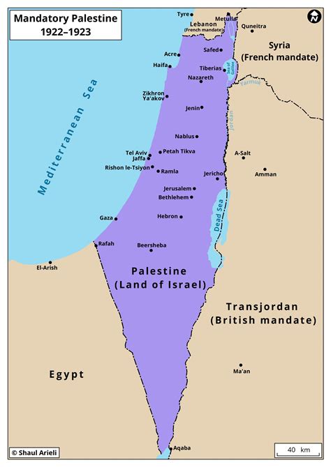 The Shifting Landscape: Understanding The Map Of Palestine Before 1948 ...