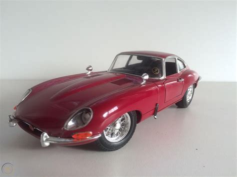 Burago JAGUAR XKE Coupe 1961 1:18 Diecast Model- Custom rebuilt- Gorgeous! | #1860703572