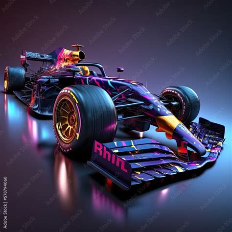 Hyper-Realistic Red Bull F1 Car Racing Artwork in Stunning Detail and ...