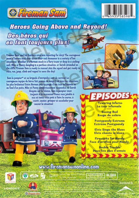 Fireman Sam - Heroic Rescue Adventure (Bilingual) on DVD Movie