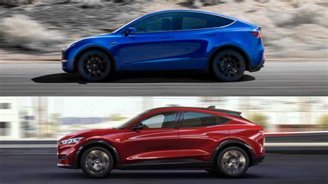 Tesla Model Y Vs Ford Mustang Mach-E: Comparison & Infographic - keiiy.com