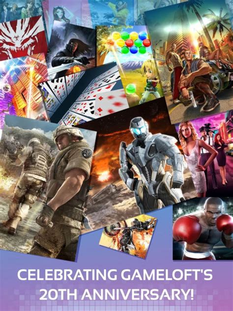 Gameloft Classics Android App with 30 free games released in celebration of 20th anniversary