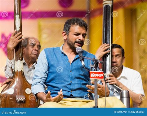 Acclaimed Carnatic Music Singer T M Krishna In Concert Editorial Photo | CartoonDealer.com #90817993