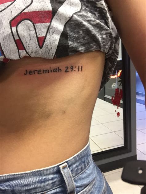 Biblical Tattoos, Bible Verse Tattoos, Tattoo Quotes, Jeremiah 29 11 Tattoo, Jeremiah 29 13 ...