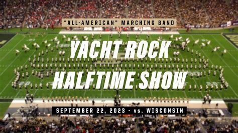 Yacht Rock Halftime Show - September 22, 2023 - vs. Wisconsin - YouTube