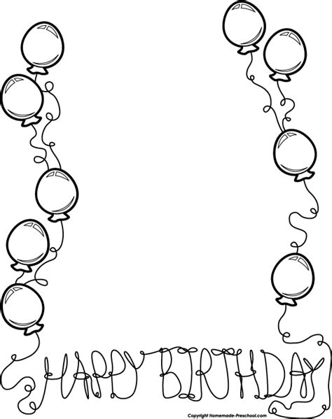 Free Happy Birthday Border, Download Free Happy Birthday Border png images, Free ClipArts on ...