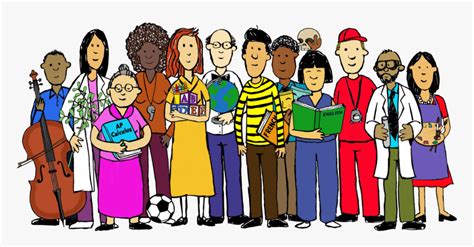 Group Of Teachers Cartoon, HD Png Download - kindpng