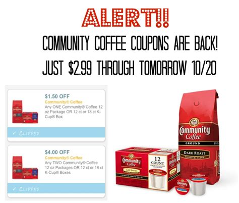 NEW Community Coffee K-Cups Coupons are back! Just $2.99 through Tuesday! - The Harris Teeter Deals