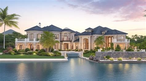 Premium AI Image | Discover Your Dream Waterfront Luxury Real Estate ...