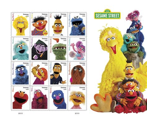 Sesame Street Forever stamps now available for purchase - Newsroom ...