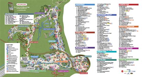 Theme Park Brochures Dollywood Map 2021 - Dollywood News - Theme Park Brochures