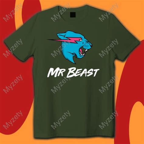 Mr Beast Merch Mr Beast Full Logo T Shirts - Myzety