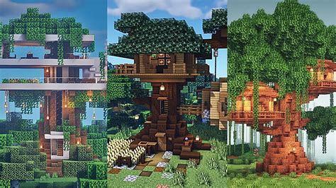 Cool Tree Houses In Minecraft Xbox 360