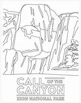 Zion National Park Coloring Pages sketch template