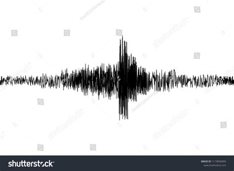 Seismogramseismic Earthquake Activity Record Vector Illustration Stock ...