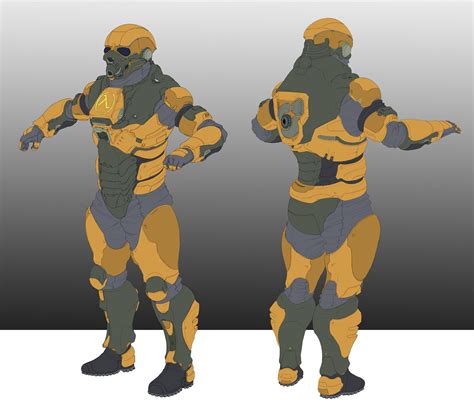 ArtStation - HEV Suit Mark VI Fan Design, Nurettin Ege Yarım | Half life game, Armor concept ...