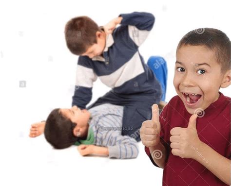 Kid beating up another kid Blank Template - Imgflip