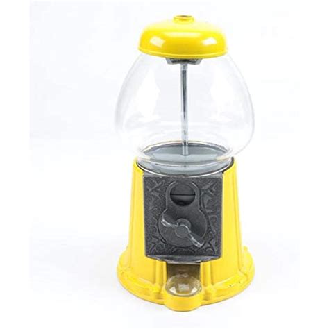 Gumball Dreams Classic Gumball Machine/Candy Dispenser, 12 Inch - Yellow - Walmart.com