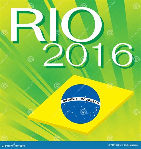 Brazil 2016 Rio De Janeiro Olympic Games Editorial Photo - Illustration of green, olympic: 74395706