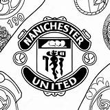Manchester United Logo Coloring Page 37372 30045 sketch template