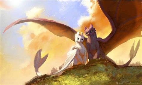 💙La Furia Chiara e la Furia Buia🖤 Httyd Dragons, Cute Dragons, Fantasy Dragon, Fantasy Art ...