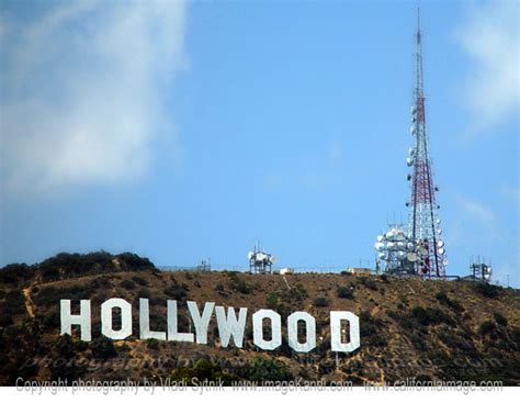 Hollywood Sign on Hollywood Hills California Photo