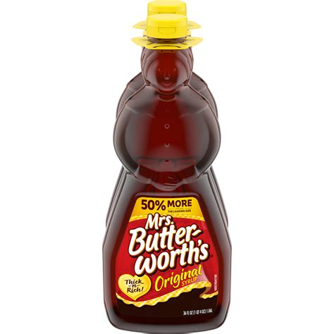 Mrs. Butterworth's Original Thick and Rich Pancake Syrup, 36 oz. - Walmart.com - Walmart.com