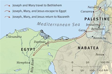 Jesus In Egypt Map