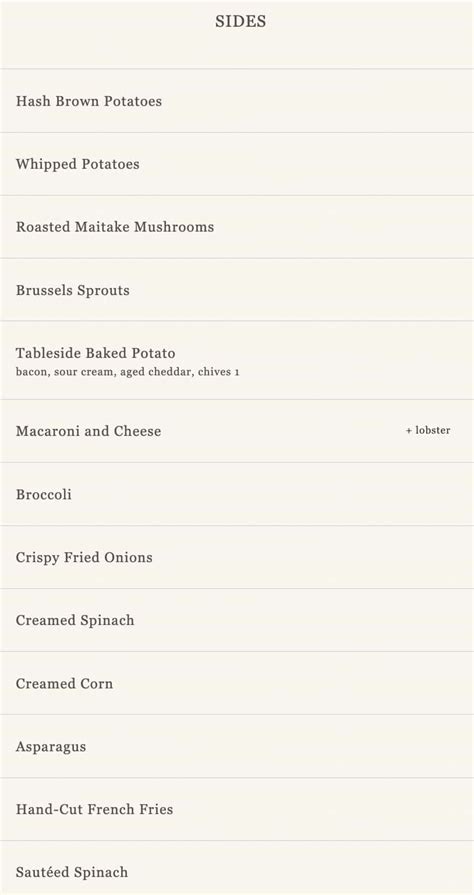 Abe & Louie's Boca Raton, FL Menu (Updated: July 2024)