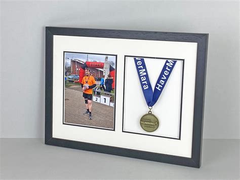 Medal Display Frame With Apertures for Medal & Photo. - Etsy UK