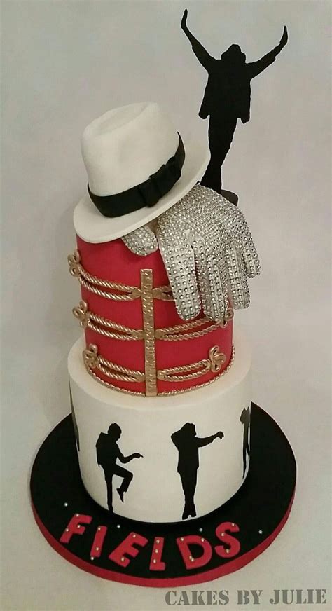 Michael Jackson Themed Birthday Cake! MJ themed birthday cake for a very sweet 5 year old. So ...