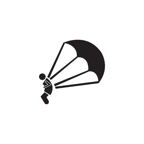 parachute icon logo vector design template 12690498 Vector Art at Vecteezy