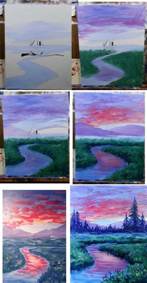 40 Quick Painting Tutorials For Episodic Painters - Bored Art | Oil pastel art, Watercolor ...