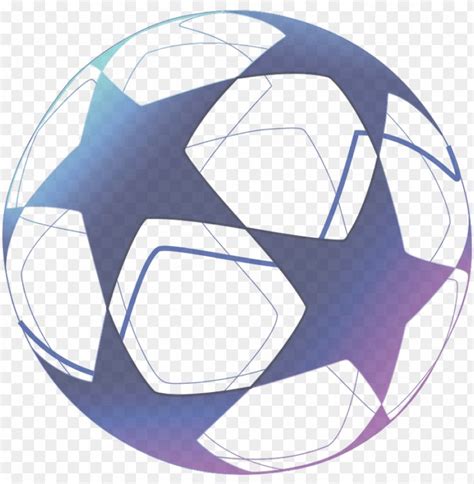 Uefa Champions League Football Ball Stars PNG Image With Transparent ...